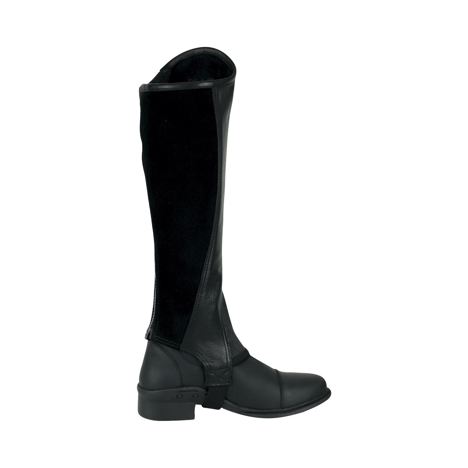 AK Classic Leather Horse Riding Half Chaps